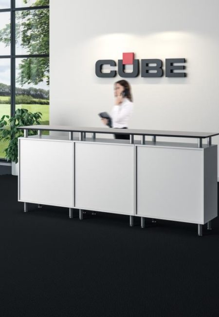 Informatie desk cube design