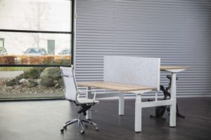 Ako Panel opzetscherm duo desk 48mm Project Meubilair