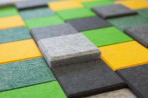 Ako Panel wandpatroon Square akoestische muurdecoratie Project Meubilair
