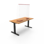 Ako Panel Opzetwand Balie Tafel Veiligwerken Hygienescherm Projectmeubilair Kantoor