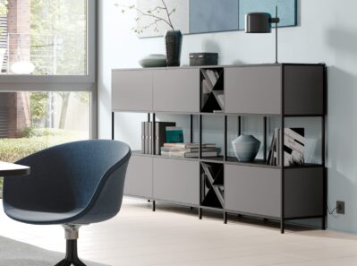 Palmberg Home Office Thuiskantoor Thuiswerken Thuiswerkplek Inrichten Opslagruimte Opbergen Projectmeubilair