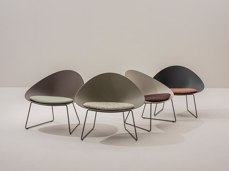 Arper Adell Fauteuil Sledeframe Projectmeubilair