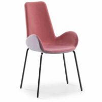 Midj Dalia Pa Mt 4poot Hogerug Chair Armchair Projectmeubilair