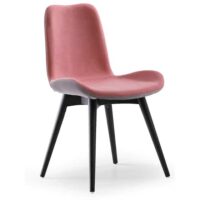 Midj Dalia S Lg 4poot Stoel Chair Wood Hout Projectmeubiliar