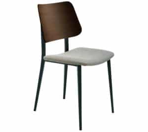 Midj Joe S M Ts Lg Chair Stoel 4poot Stof Hout Staal Projectmeubilair