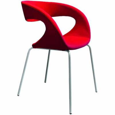 Midj Raff S M Ts M Chair Stoel 4poot Gestoffeerd Chroom Projectmeubilair
