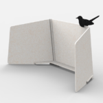 De Vorm Workplace Divider Akoestiek Thuiswerkplek Refelt Projectmeubilair