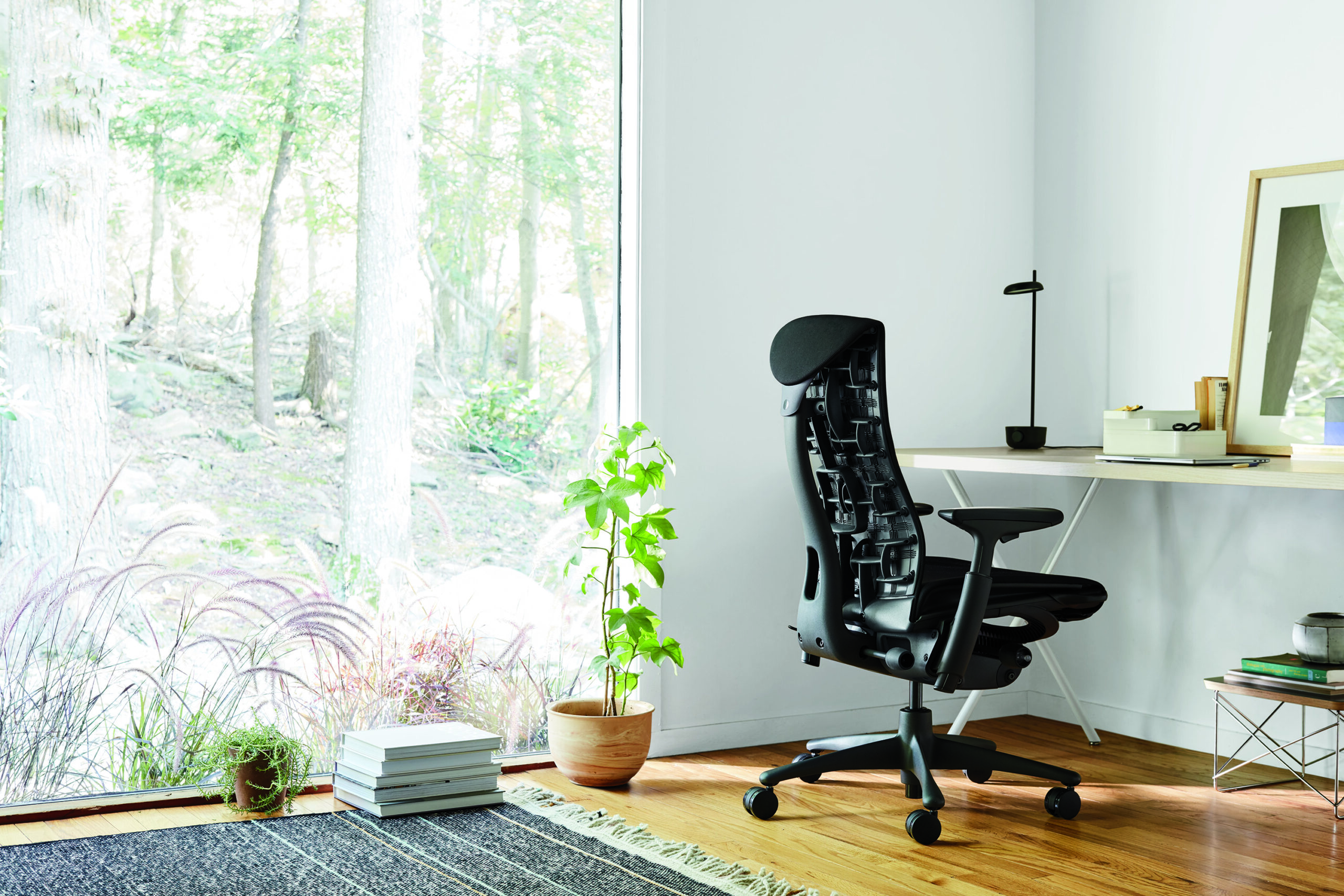 Herman Miller Embody Bureaustoel Zitten Ergonomisch Boven120kg Thuiswerkplek Zwaargewicht Zwart Thuiskantoor Projectmeubilair