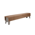 Spoinq Bench Cake Brown Leather Leer Projectmeubilair