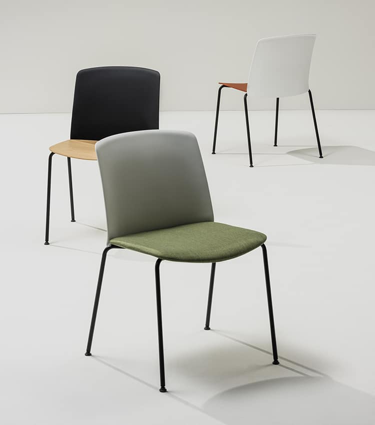 Arper Mixu stoel Collectie Serie Stoelen Kantinestoelen Design Sfeer Projectmeubilair2