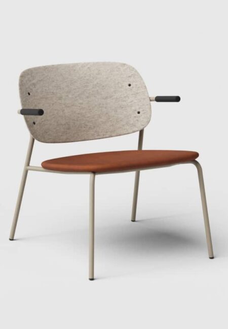 De Vorm Hale Lounge Chair Filt Recyclebaar Duurzaam Stapelbaar Projectmeubilair3