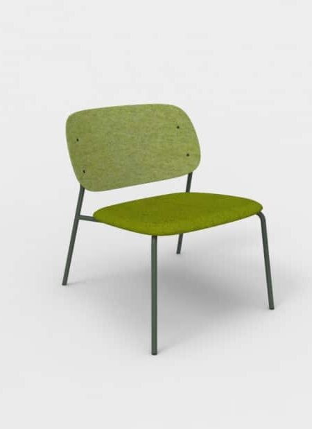 De Vorm Hale Lounge Chair Filt Recyclebaar Duurzaam Stapelbaar Projectmeubilair7