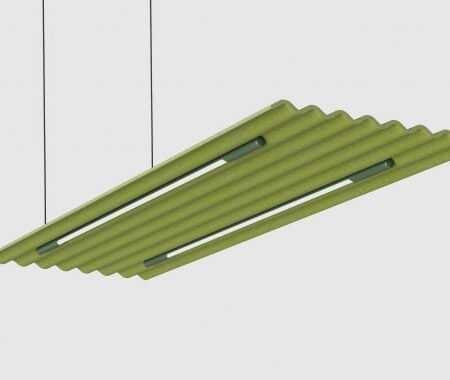 De Vorm Mute Flow Verlichting Projectmeubilair Recyclebaar Vilt Green