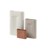 Muuto Ridge Vase Terracotta Beige Off White Projectmeubilair