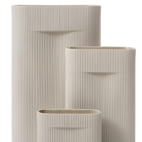 Ridge Vase Beige Group Muuto Projectmeubilair