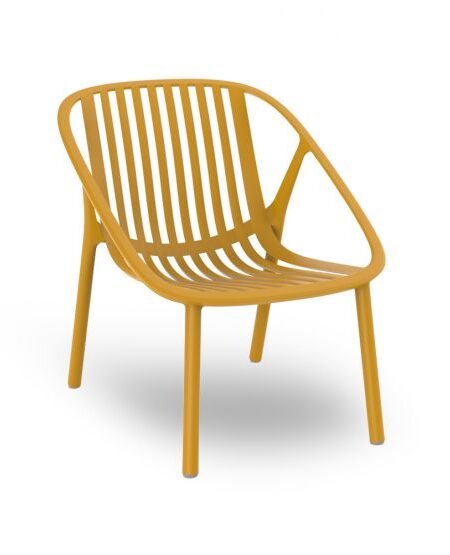 Resol Barcelona Dd Bini Armchair Stoel Buiten Geel Projectmeubilair
