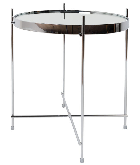Zuiver Cupid Bijzettafel Chique Zilver Glas Projectmeubilair