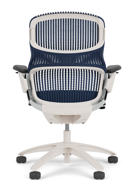 Knoll Office Generation Bureaustoel Sfeer Projectmeubilair Ergonomisch Wit Blauw