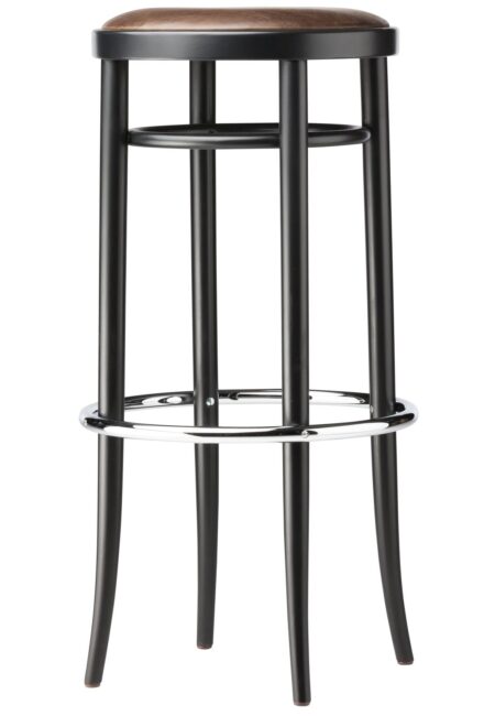 Thonet 204 Kruk Hout Eiken Projectmeubilair Zwart